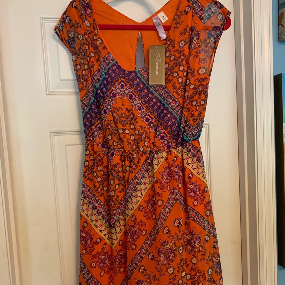 Francesca’s pattern dress